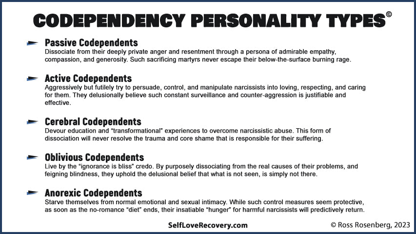 Codependency Personality Types