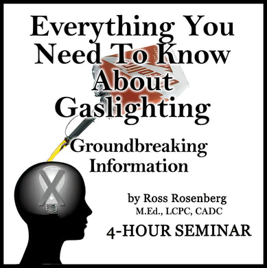 Everything You Need To Know About Gaslighting: Groundbreaking Information (4 Hours) (USB)