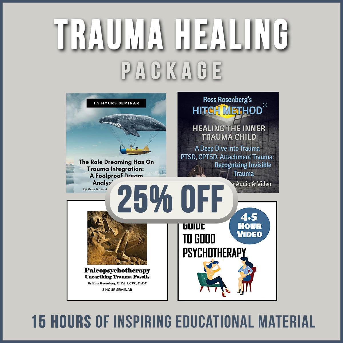 Trauma Healing Package (25% Off) (USB)